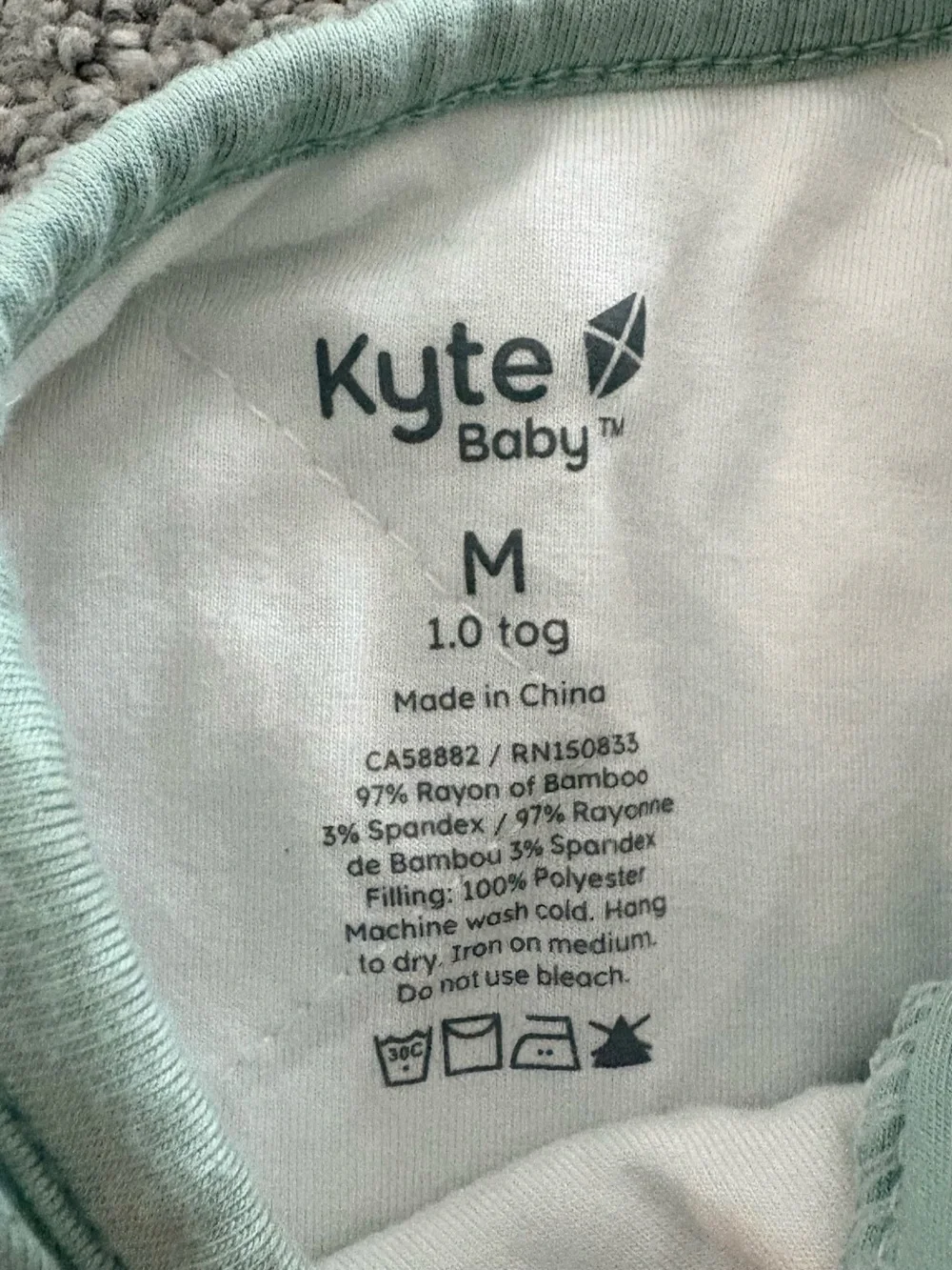 Kyte Baby Sleeveless Sleepsack Dress - size Medium 1.0 tog